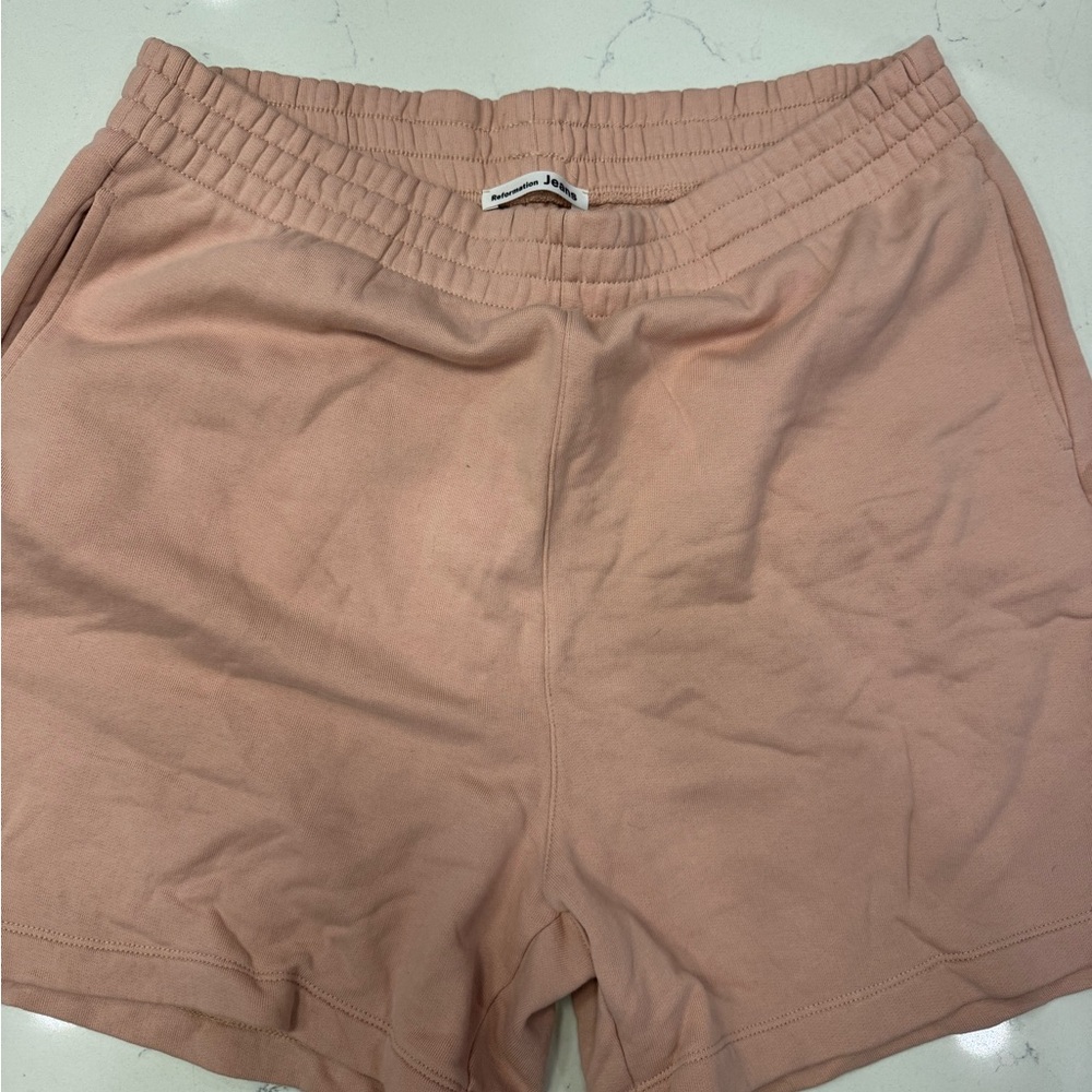 Reformation Brooks Classic Sweat Shorts - Serenade